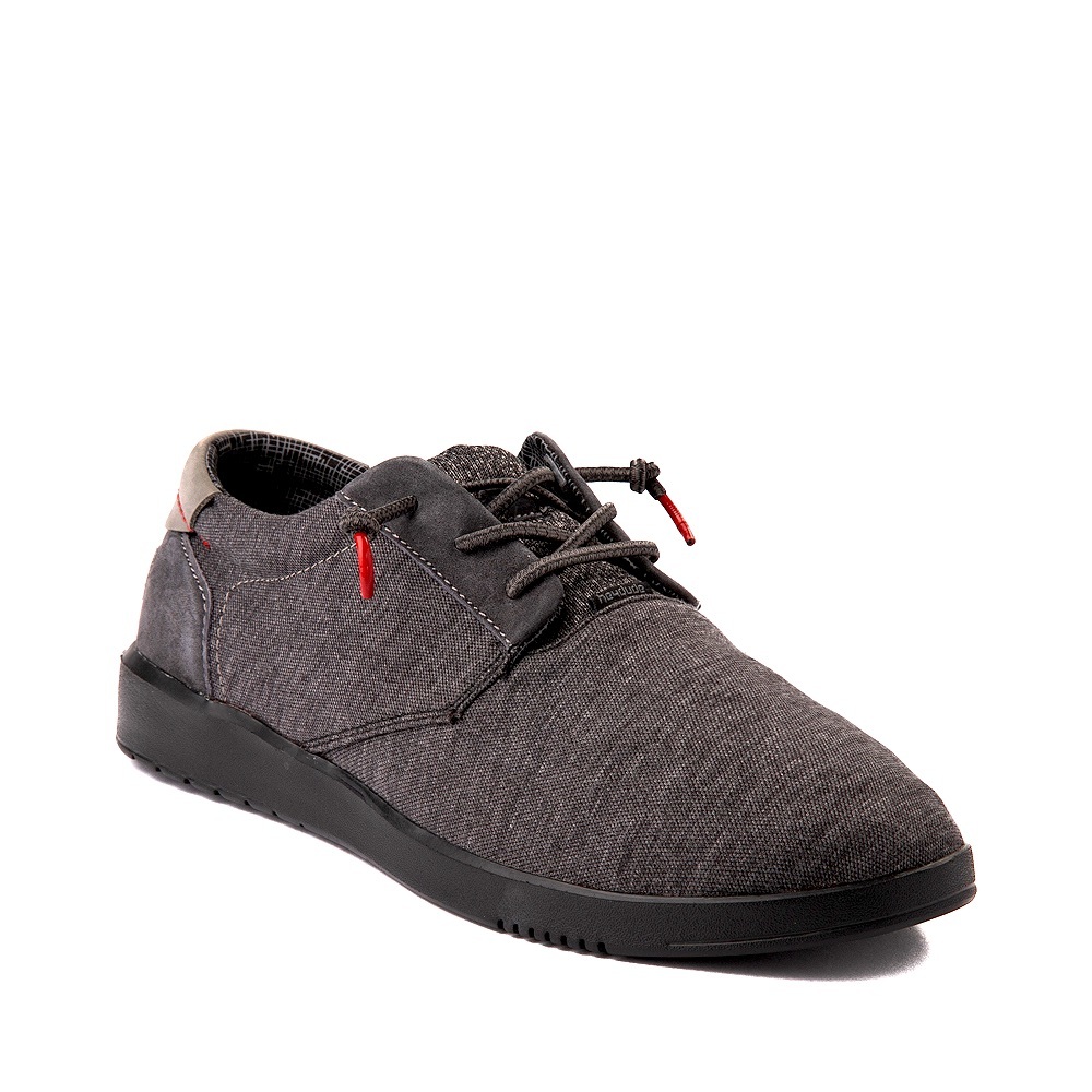 Mens Hey Dude Hugo Casual Shoe - Gray/Black size 10